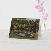 Mooie Tuin Savannah GA Briefkaart Kunst Groet (Orchidee)