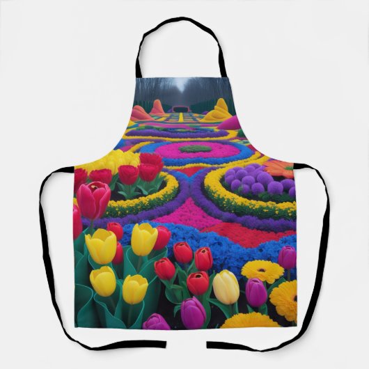 Mooie tuin schort (Voorkant)