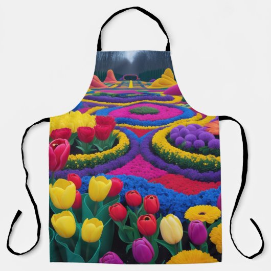 Mooie tuin schort (Voorkant)