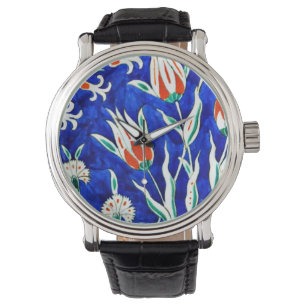 Mooie tuin (tulpen) horloge