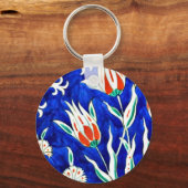 Mooie tuin (tulpen) sleutelhanger (Voorkant)