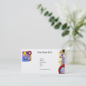 Mooie tuin van de bloerkaart visitekaartje (Staand voorkant)