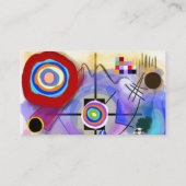 Mooie tuin van de bloerkaart visitekaartje (Achterkant)