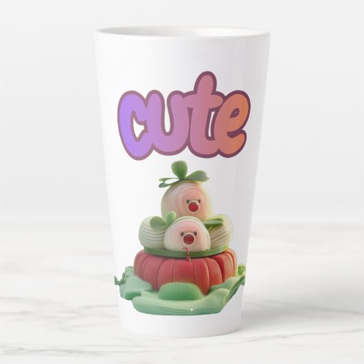 Mooie Tuin Vreugde Latte Mok (Voorkant)