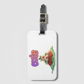 Mooie Tuin Vreugden – 3D Karakter Bagage Label (Voorkant (verticaal))