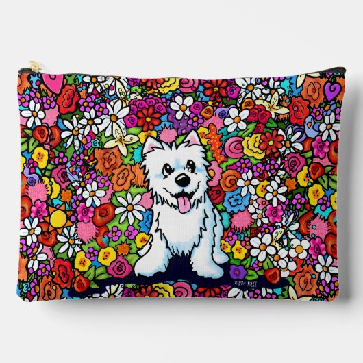 Mooie tuin Westie Etui (Voorkant)