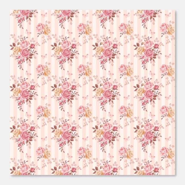 Mooie tuinbloemen behang (Voorkant)