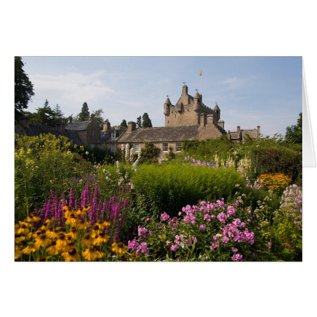 Mooie tuinen en beroemd kasteel in (Voorkant Horizontaal)