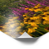 Mooie tuinen en beroemd kasteel in foto afdruk (Hoek)