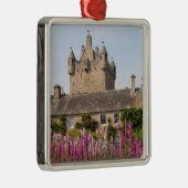 Mooie tuinen en beroemd kasteel in Schotland 2 Metalen Ornament (Rechts)