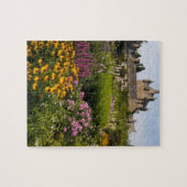 Mooie tuinen en beroemd kasteel in Schotland Legpuzzel (Horizontaal)