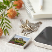 Mooie tuinen en beroemd kasteel in Schotland Sleutelhanger (Zijkant)