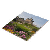 Mooie tuinen en beroemd kasteel in Schotland Tegeltje (Zijkant)