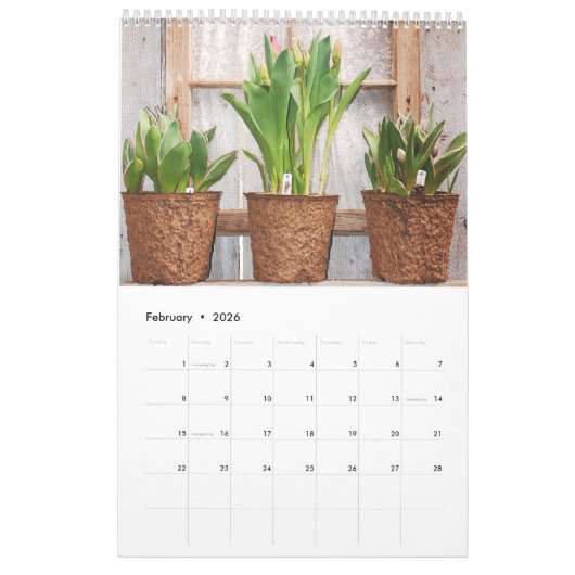 Mooie tuinen en bloemen kalender (Feb 2026)