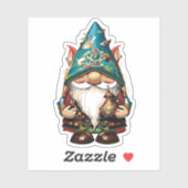 Mooie Tuinkabouter Sticker (Vel)