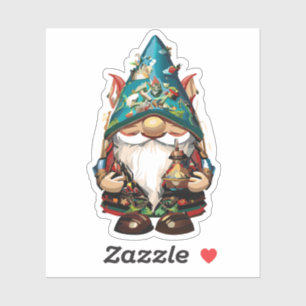 Mooie Tuinkabouter Sticker