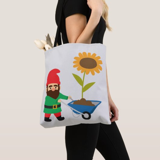 Mooie tuinkabouters leuk tote bag (Dichtbij)