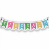 Mooie tuinkoop wimpel vlaggen banner sticker (Voorkant)