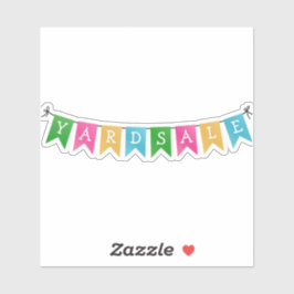 Mooie tuinkoop wimpel vlaggen banner sticker
