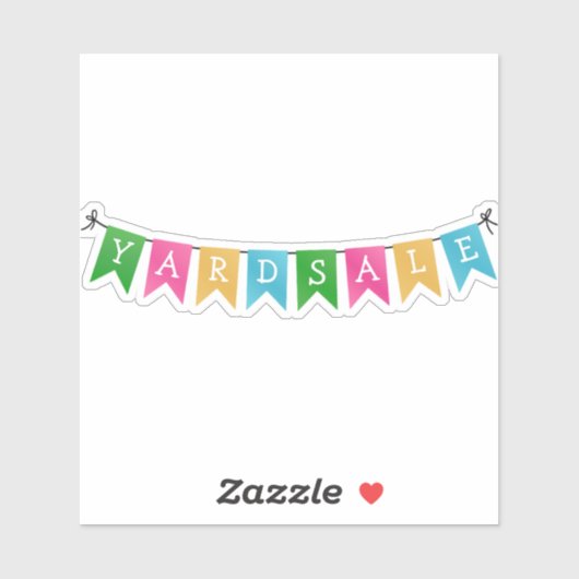 Mooie tuinkoop wimpel vlaggen banner sticker (Vel)