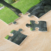 Mooie tuinschuur legpuzzel (Zijkant)