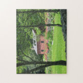 Mooie tuinschuur legpuzzel (Verticaal)