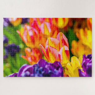 Mooie Tulip Flowers Legpuzzel