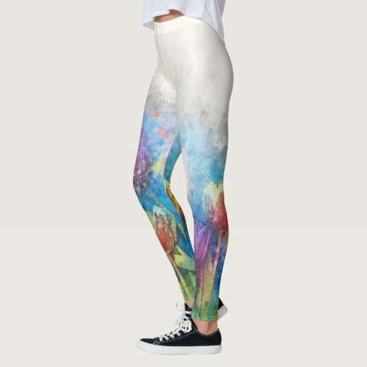 Mooie tulpbloemen leggings (Links)