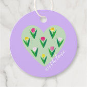 Mooie tulpen. Bedankjes Labels (Voorkant)