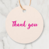 Mooie tulpen. Bedankjes Labels (Achterkant)