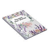 Mooie tulpen bloemen notitieboek (Rechterzijde)