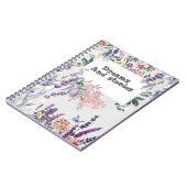 Mooie tulpen bloemen notitieboek (Linkerzijde)