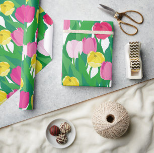 Mooie tulpen. cadeaupapier