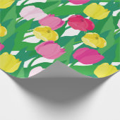 Mooie tulpen. cadeaupapier (Hoek)