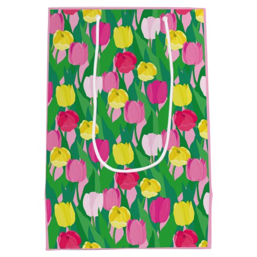 Mooie tulpen. Cadeautasje (Achterkant)