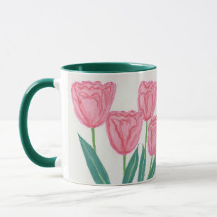 Mooie tulpen mok