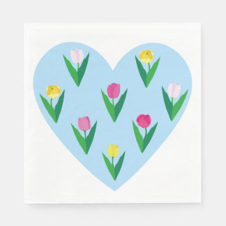 Mooie tulpen. servet