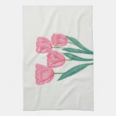 Mooie tulpen theedoek (Verticaal)