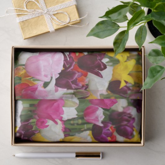 Mooie Tulpen Tissuepapier (Geschenk)
