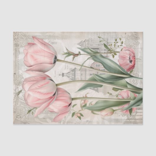 Mooie tulpen uit Amsterdam Tissuepapier (Voorkant)