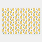 Mooie Tulpens Inpakpapier Set van 3 Vel (Voorkant 3)