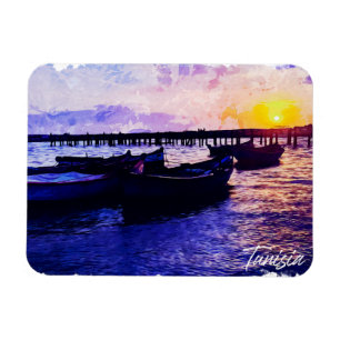 Mooie Tunesië vakantie souvenir Magneet