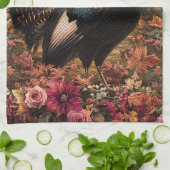 Mooie Turkije Bloemen Design Keuken Handdoek (Gevouwen)