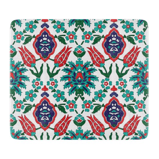 💙 💚 mooie Turkse tegels Snijplank (Voorkant)