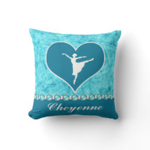 Mooie Turquoise Dancer met Monogram