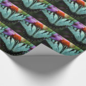 Mooie Turquoise Swallowtail Butterfly Cadeaupapier (Hoek)