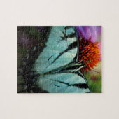 Mooie Turquoise Swallowtail Butterfly Legpuzzel (Horizontaal)