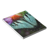 Mooie Turquoise Swallowtail Butterfly Notitieblok (Schuin)