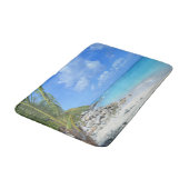 Mooie turquoise tropische strand badmat (Gekanteld)