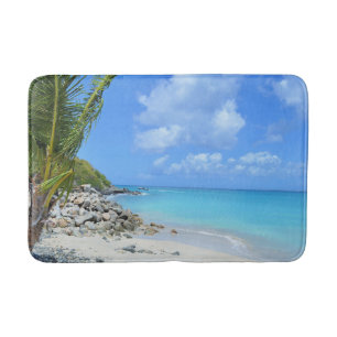 Mooie turquoise tropische strand badmat